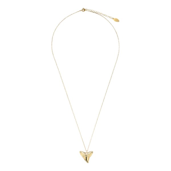 Fiji Shark Necklace Gold - Vandaya